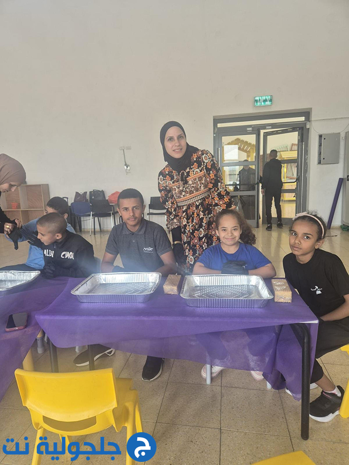 يومًا مميزًا للتطوع بمشاركة جميع الطلاب في مدرسة اورط التكنولوجية العربية الرملة